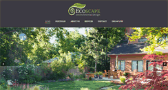 Desktop Screenshot of ecoscapedesign.com