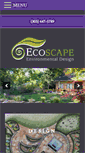 Mobile Screenshot of ecoscapedesign.com